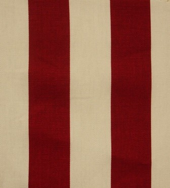 Upholstery Fabric Stripe-Crimson