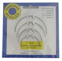 Upholstery Curved Needles Fine Round point combo pack
